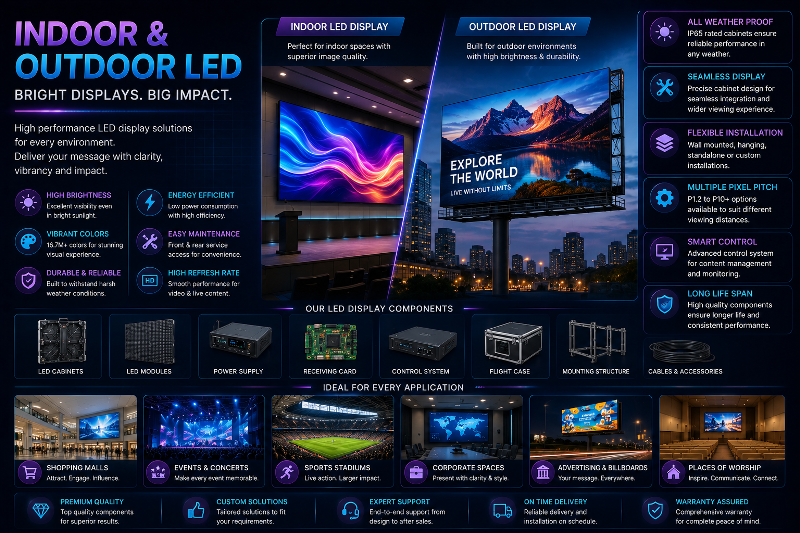 Indoor & Outdoor LED